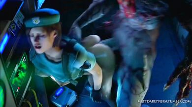 Jill Valentine Gets Fucked by a Tyrannical Star