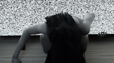 Ghostly Night with Sadako in Black [Interracial Hardcore]