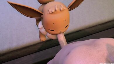 Eevee's Tongue Play [fang-and-fantasy]