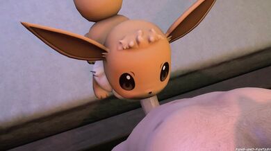 Eevee's Tongue Play [fang-and-fantasy]