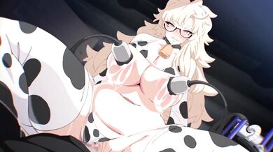 Cowgirl Milks Buckethead in Erotic Ride
