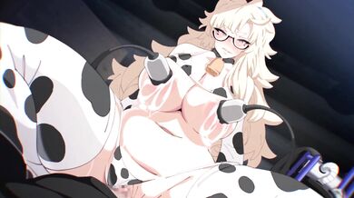 Cowgirl Milks Buckethead in Erotic Ride
