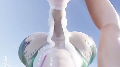 Slutty Nurse Gives Sloppy Blowjobs to Patients in 'Throat Massage Therapy'