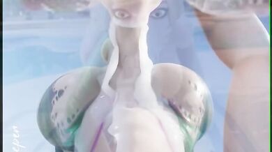 Slutty Nurse Gives Sloppy Blowjobs to Patients in 'Throat Massage Therapy'