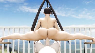 Sexy Ibuki Pounded While Performing Yoga on a Balcony [TheDirtDen]