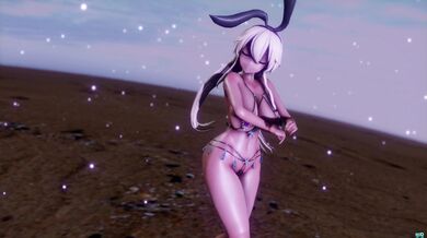 Shimakaze Gets Wiggly and Naughty in 'D' Version of Adult MMD Video