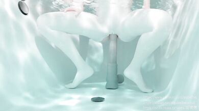 - Barbara Rides Bathtub with Dildo