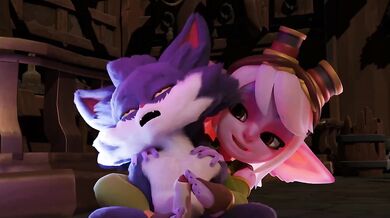 Tristana's Anal Sex Adventure with Rumble: A XXX Animation