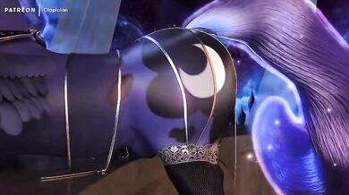Mane-tastic MILF Tease by Princess Luna in the Royal Bedroom