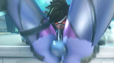 Tracer Choked by Widowmaker's Cum Explosion | Netfuta