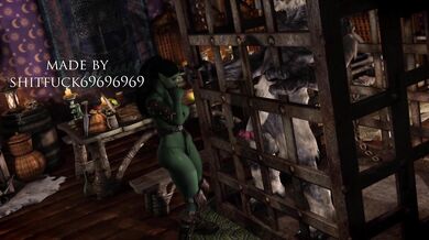 Orc Babe Gets Trolled with a Huge Cock