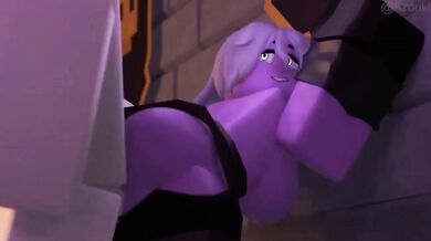 Slutty Roblox Chick Gets DP'd in a Dark Alley by Two Horny Dudes (Azoukl)