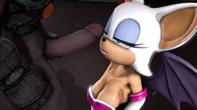 Dick on Rouge's Cheek [RougeNine]