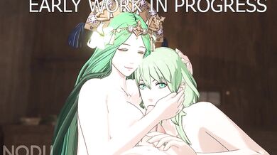 Rhea and Byleth's Hot Suction and Titty Fucking Fun (Fire Emblem)
