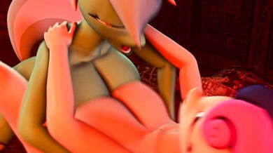 Luscious Futanari Harpist Lyra Goes Wild with Bon Bon the Bunny