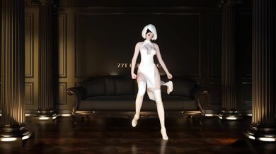 Sexy 2B's Erotic Dance of Desire