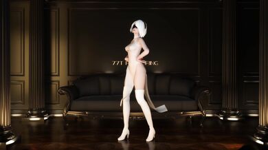 Sexy 2B's Erotic Dance of Desire