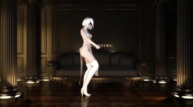 Sexy 2B's Erotic Dance of Desire