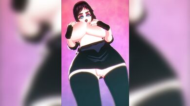 Goth Futanari and Maxine [blowjob]