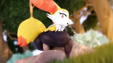 Adrian's Dirty Ride with the Sexy Braixen Cowgirl