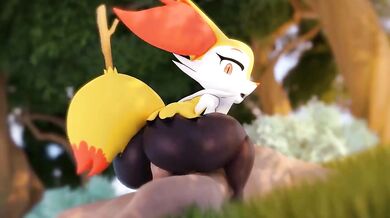 Adrian's Dirty Ride with the Sexy Braixen Cowgirl