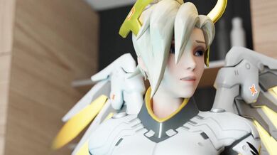 [4K] Naughty Widowmaker in Deep Trouble [White][Aphy3d]