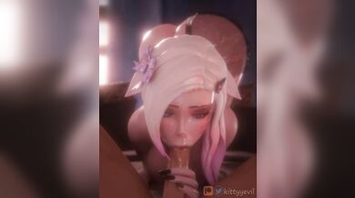 Fucking Ahri's Anal Cavity