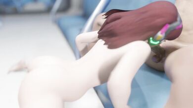 - D.Va Gives Blowjob in Public Transit
