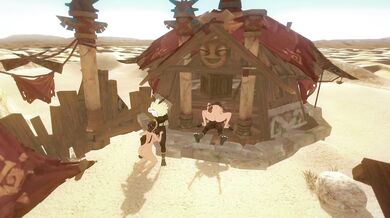 Dehya and Candace's Desert Threesome with Hilichurls in Genshin Impact 3D Hentai