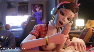 Dva Enjoying Big Dick Overwatch 2