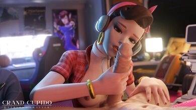 Dva Enjoying Big Dick Overwatch 2