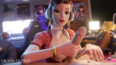 Dva Enjoying Big Dick Overwatch 2