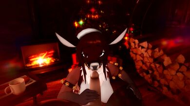 Santas Noelle and her Best Christmas Ever with Kabangehs Blowjob