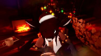 Santas Noelle and her Best Christmas Ever with Kabangehs Blowjob