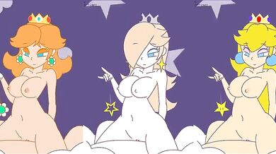 Awakening the Sexual Desires of MinusPal, Not New Daisy, Rosalina and Peach