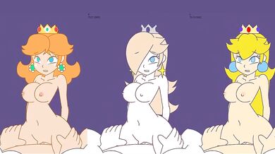 Awakening the Sexual Desires of MinusPal, Not New Daisy, Rosalina and Peach
