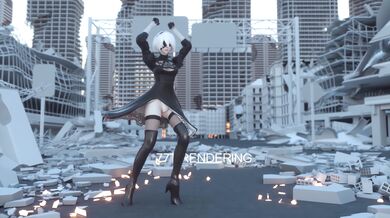 Totally Exposed: 2B's Wildest Sex Scene with a Lustful Canine
