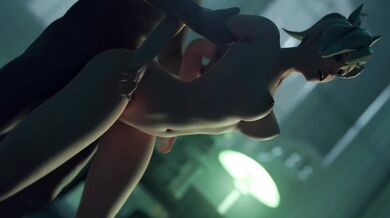 Fucking Mercy in Dirty Doggy Style (Naked Overwatch)