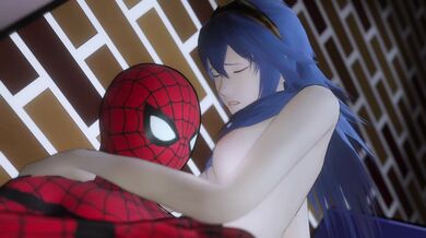 Spider-Man's Big Web Bang with Princess Lucina!