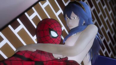 Spider-Man's Big Web Bang with Princess Lucina!
