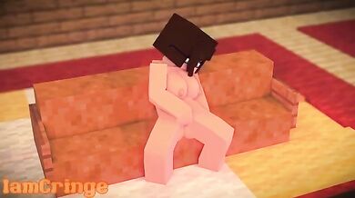 - Mega Futanari Destroys Adorable Minecraft Slut