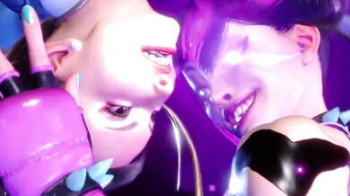 Street Fighter's Humiliating Defeat by Dominatrix Juri