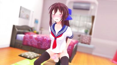 Watch as Hikari gets pleasured with a giant dildo, she moans and cries out in pleasure!