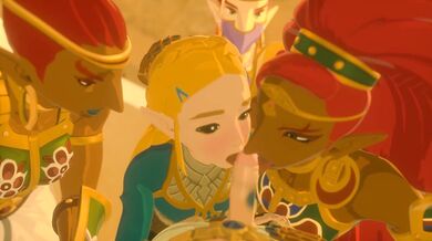 Watch a hot Zelda in the desert with male VA Nodus FM