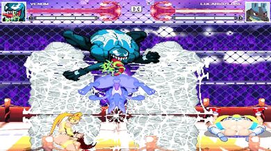 Lustful Encounter Between Venom and Lucario in MUGEN 2!