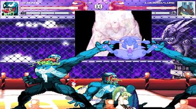 Lustful Encounter Between Venom and Lucario in MUGEN 2!