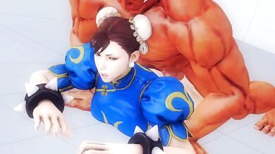 - A busty Chun Li gets pounded by a horny Urien.