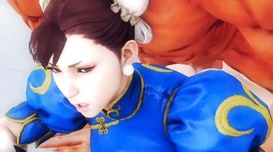 - A busty Chun Li gets pounded by a horny Urien.