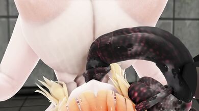 Suika's Bathroom Buggering Part Deux (HeHe233) - Insect Sex Continues!