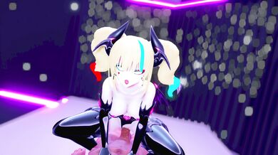 Harley Quinn Succubus Tempts and Teases in HMV #73 Remake, Blowjob Included!